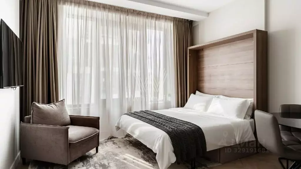 Студия Москва Ленинградский просп., 36с40 (33.0 м) - Фото 1