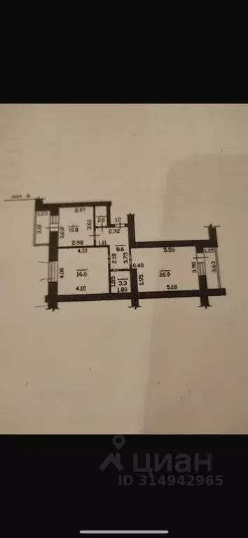 2-к кв. Орловская область, Орел ул. Кукушкина, 7 (61.0 м) - Фото 1