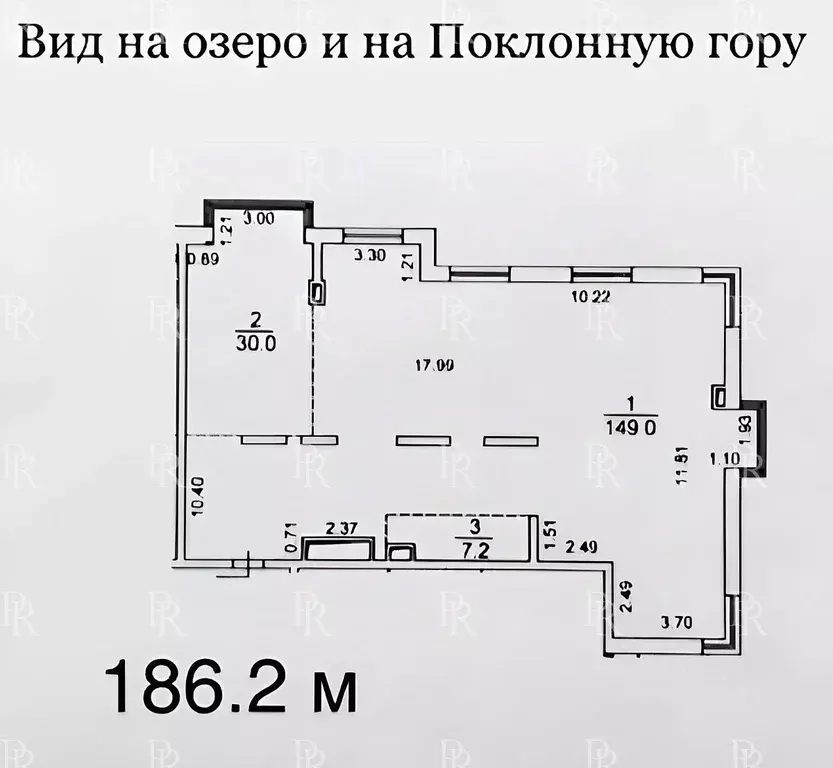 4-к кв. Москва Мосфильмовская ул., 70к3 (186.2 м) - Фото 2