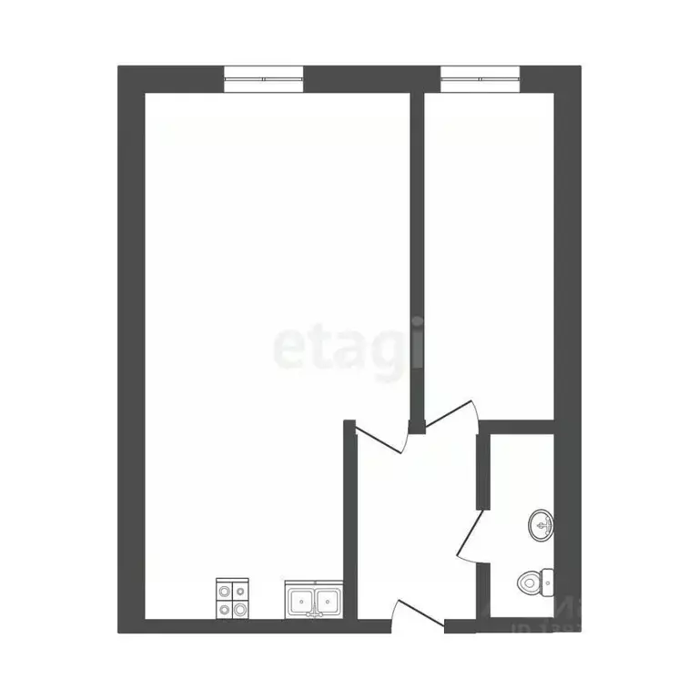 2-к кв. Пермский край, Пермь ул. Героя Васькина, 11 (38.0 м) - Фото 1