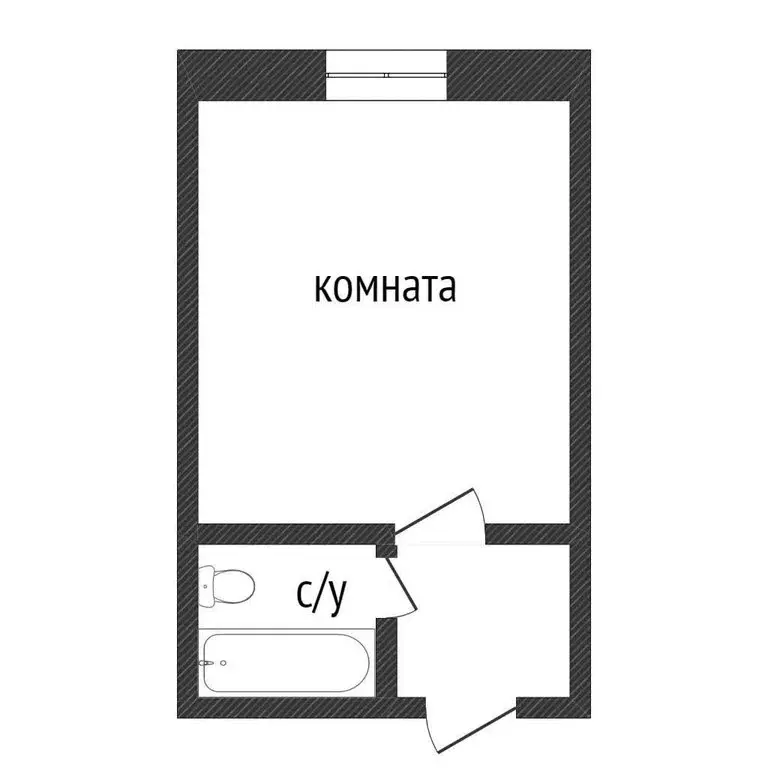 1-комнатная квартира: Курган, улица Карла Маркса, 141 (19.39 м) - Фото 1