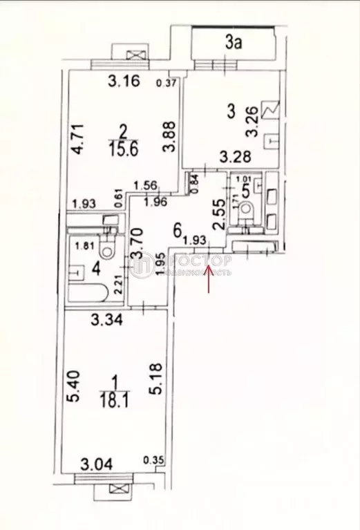 2-к кв. Москва Очаковское ш., 7 (59.2 м) - Фото 2
