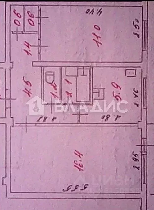 2-к кв. Карелия, Петрозаводск ул. Петрова, 13 (46.0 м) - Фото 2