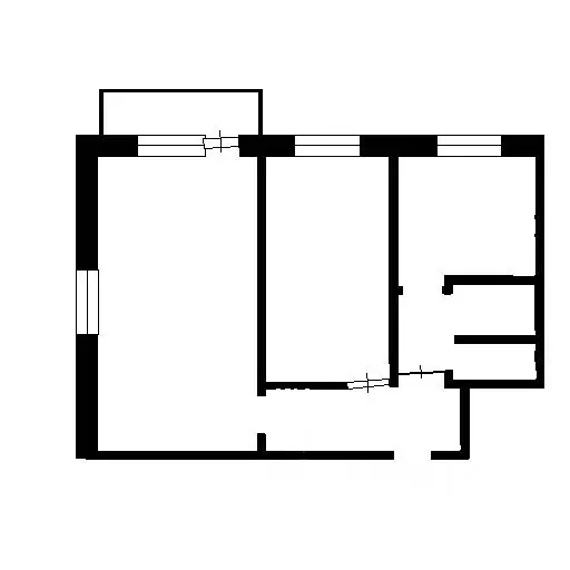 2-к кв. Тульская область, Тула ул. Николая Руднева, 65 (45.0 м) - Фото 2