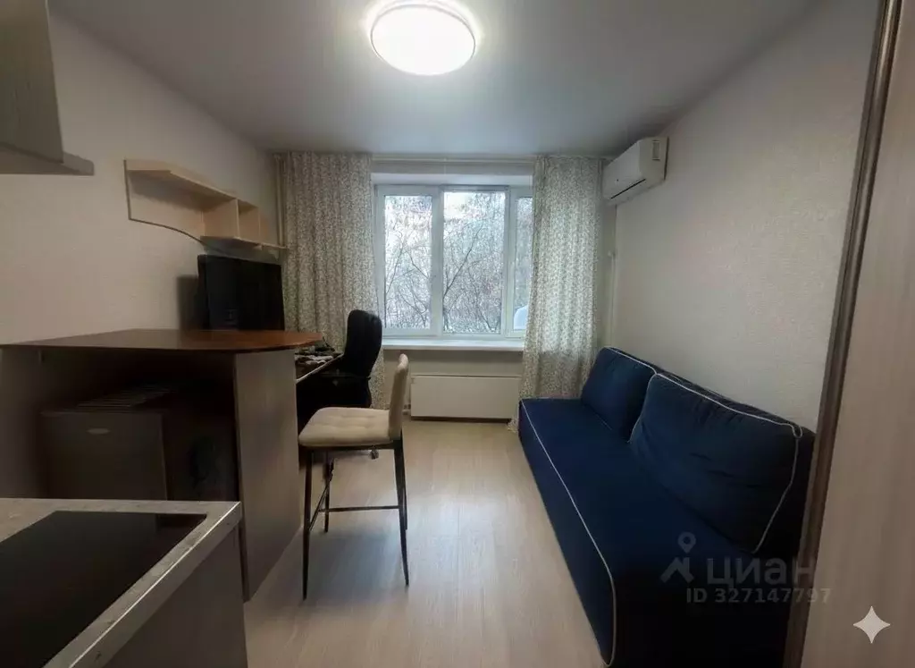 Студия Москва 2-я Фрезерная ул., 6к2 (17.0 м) - Фото 1