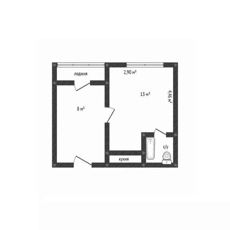 Комната Башкортостан, Уфа ул. Минигали Губайдуллина, 19/5 (21.0 м) - Фото 1