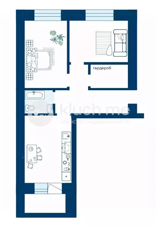 2-к кв. Татарстан, Казань ул. Горьковское Шоссе, 2Ак3 (58.4 м) - Фото 2