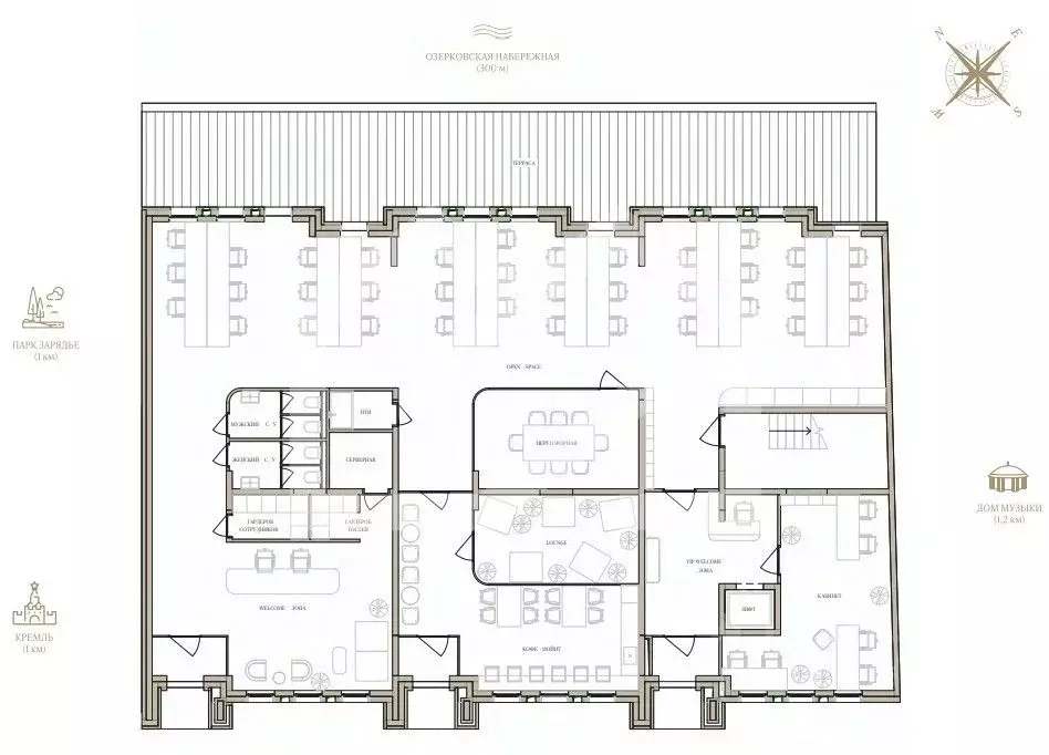 Помещение свободного назначения в Москва Большая Татарская ул., 23 ... - Фото 2