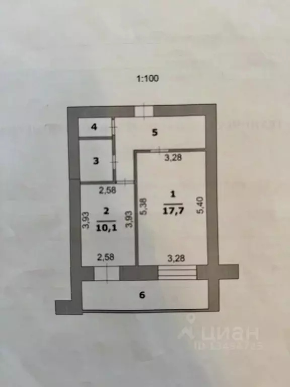 1-к кв. Белгородская область, Белгород ул. 3-го Интернационала, 23 ... - Фото 2