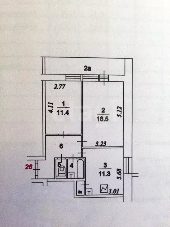 2-к кв. Ярославская область, Ярославль Угличская ул., 74 (53.4 м) - Фото 1