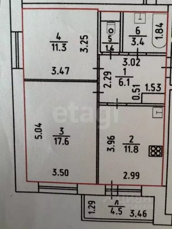 2-к кв. Удмуртия, Ижевск ул. Архитектора П.П. Берша, 33 (51.6 м) - Фото 1