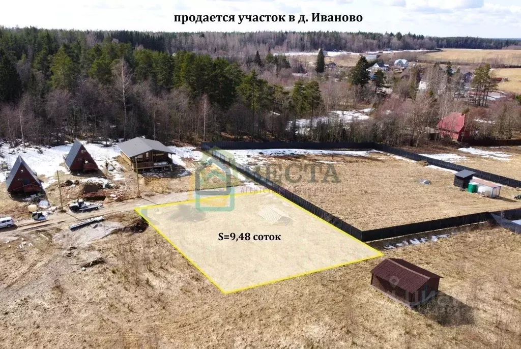 Участок в Ленинградская область, Приозерский район, Сосновское с/пос, ... - Фото 1