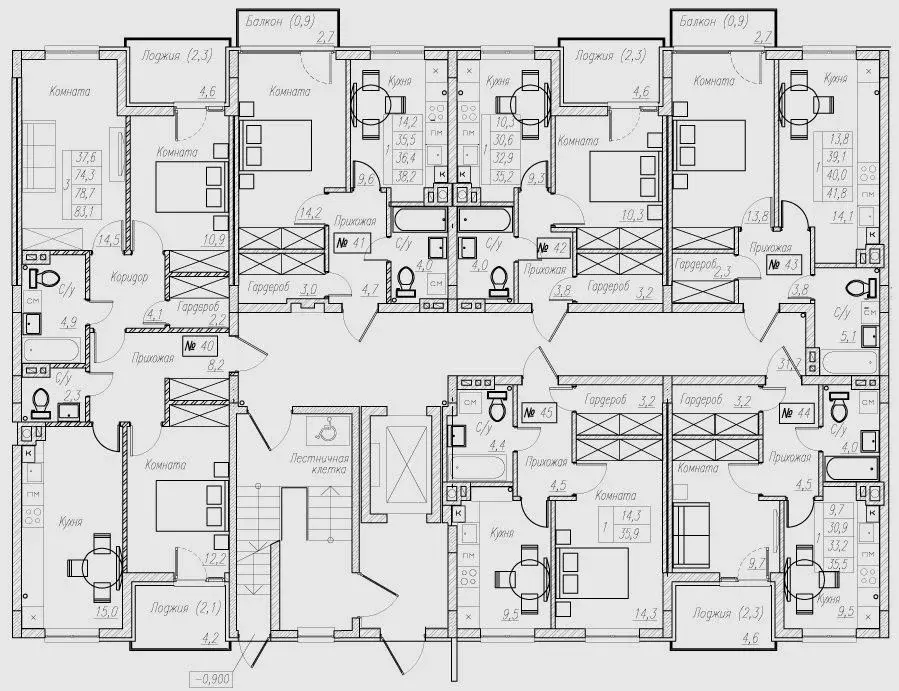 1-к кв. Калининградская область, Пионерский  (33.2 м) - Фото 2