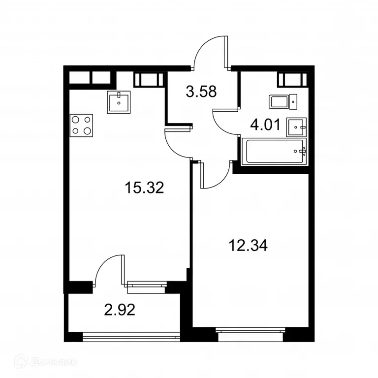 Продаётся 1-к квартира, 36.7 м - Фото 0