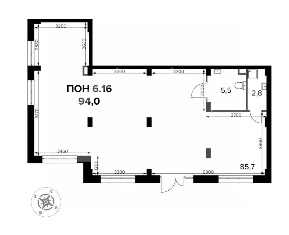 Помещение свободного назначения в Московская область, Ленинский ... - Фото 2