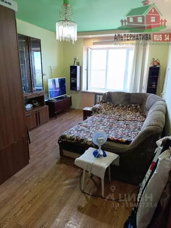 1-к кв. Волгоградская область, Городище рп Промышленная ул., 21 (34.1 ... - Фото 0