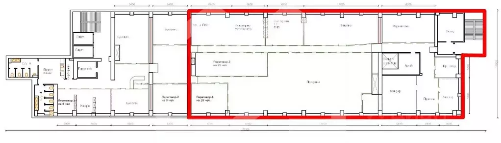 Помещение свободного назначения в Москва ул. Ибрагимова, 31к47 (983 м) - Фото 2