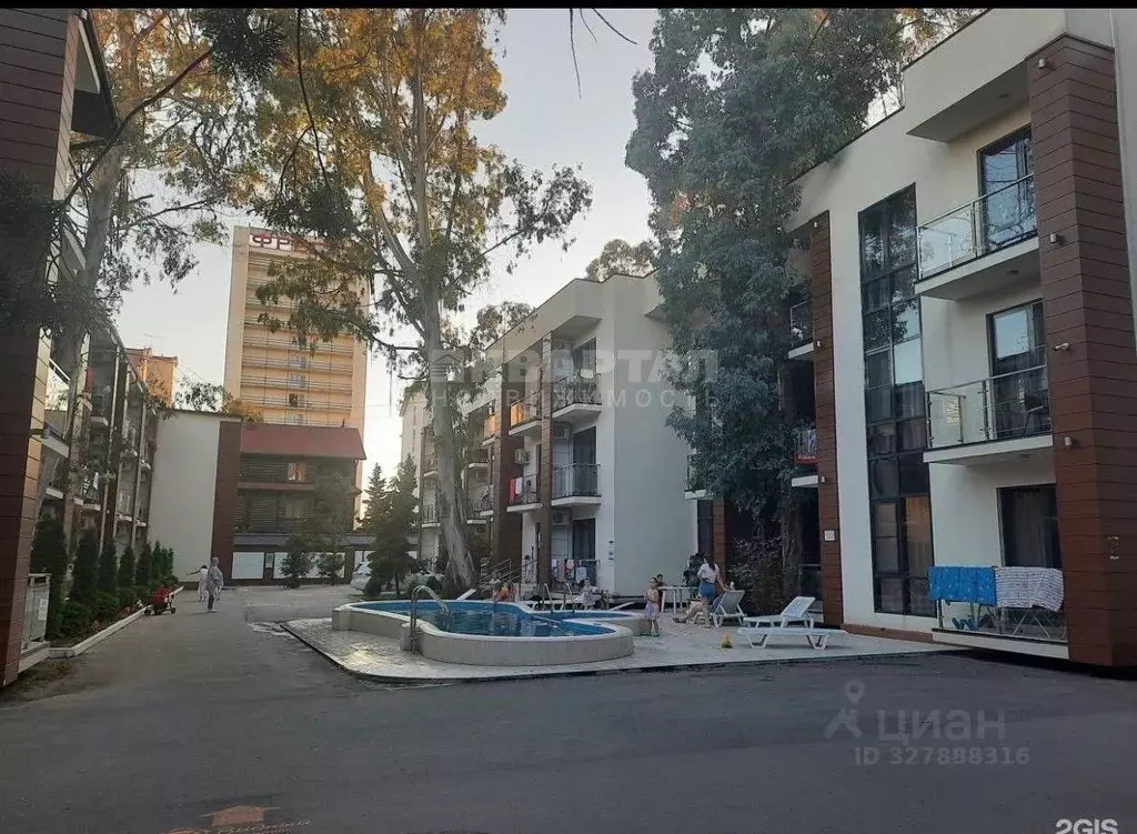 Студия Краснодарский край, Сочи ул. Ленина, 219А/1 (16.4 м) - Фото 1