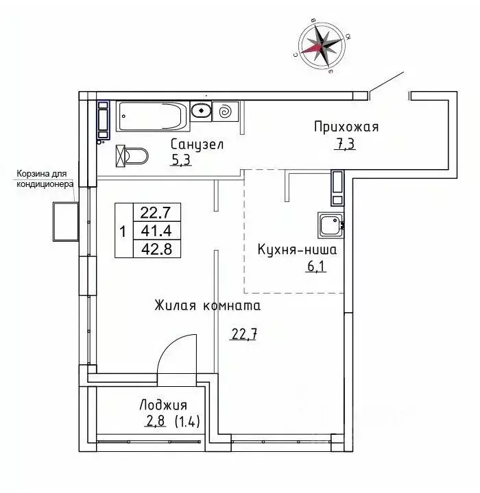 1-к кв. Приморский край, Надеждинский район, пос. Новый Новый жилой ... - Фото 1