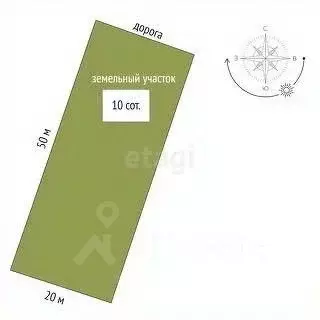 Участок в Ростовская область, Азовский район, Обильненское с/пос, ... - Фото 2