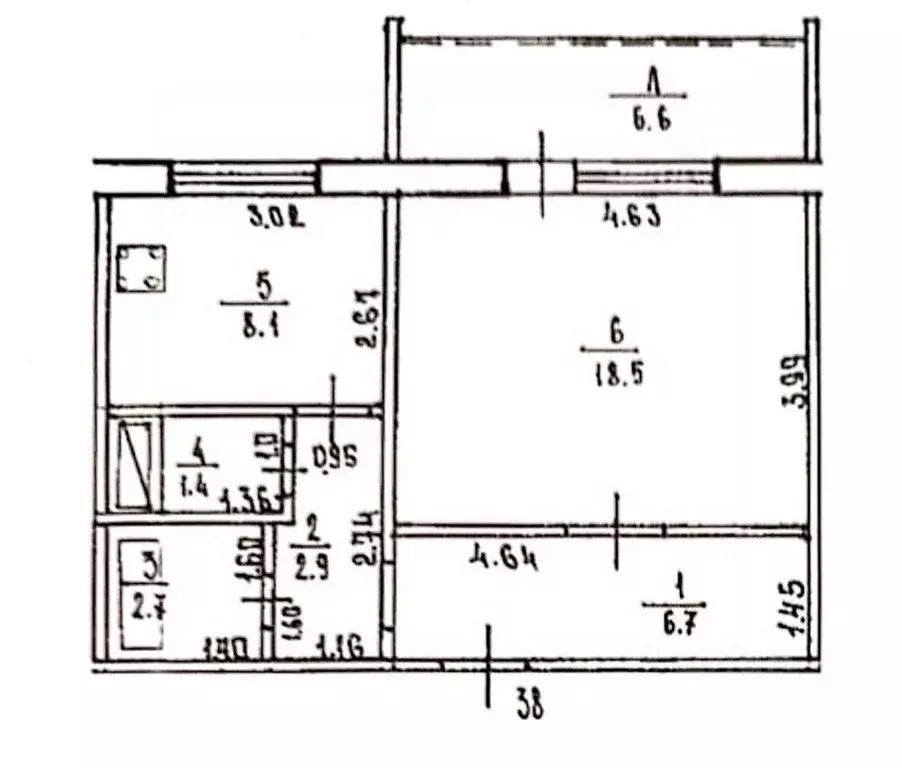 1-к кв. Башкортостан, Уфа Дуванский бул., 23 (40.3 м) - Фото 1