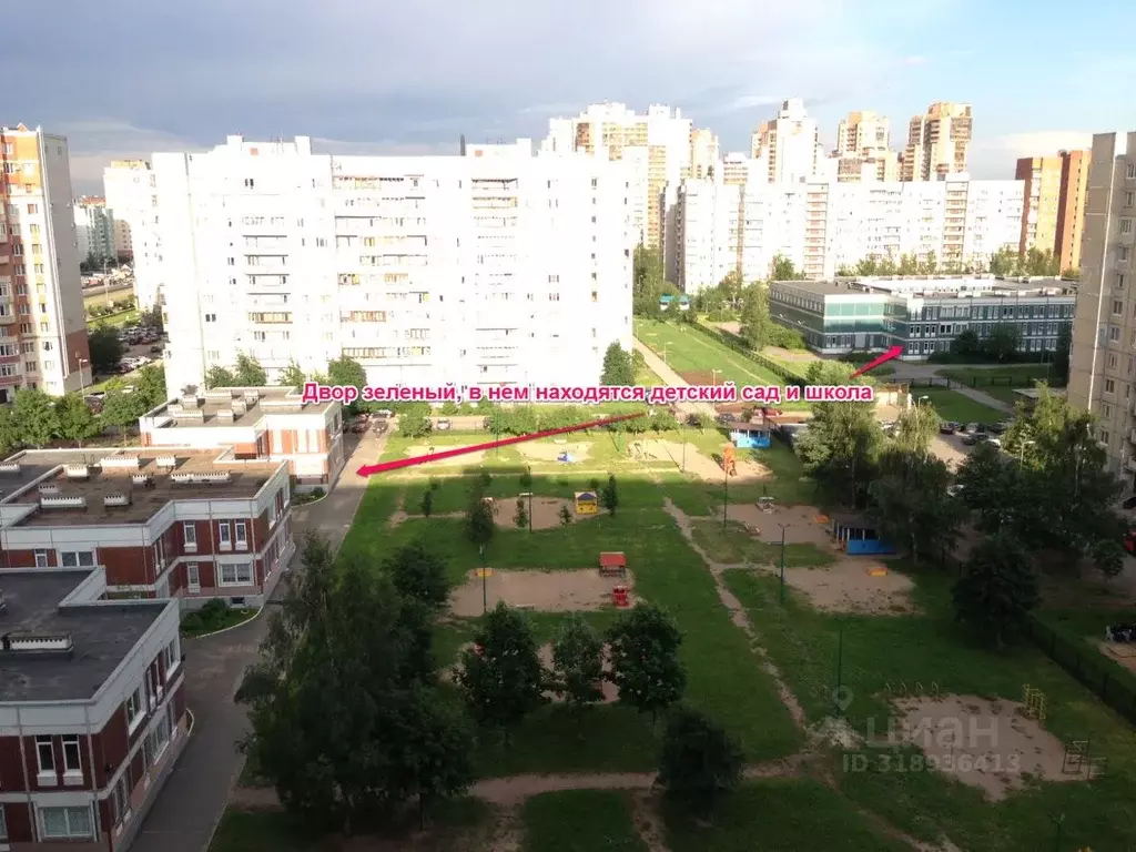 2-к кв. Санкт-Петербург Беговая ул., 5К1 (54.0 м) - Фото 0