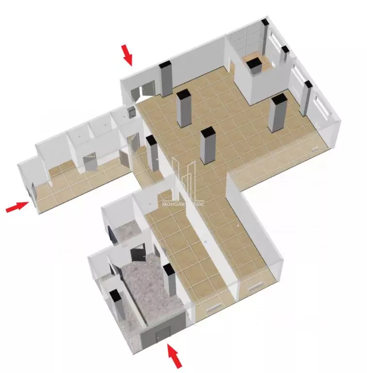 Помещение свободного назначения в Санкт-Петербург просп. Королева, 7 ... - Фото 2