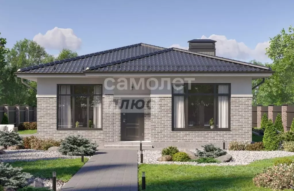 Дом в Башкортостан, Октябрьский Приозерный мкр,  (80 м) - Фото 1