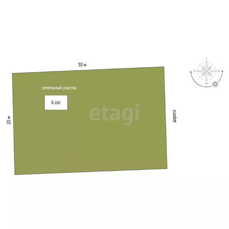 Участок в Ростовская область, Азовский район, Новоалександровка хут. ... - Фото 1