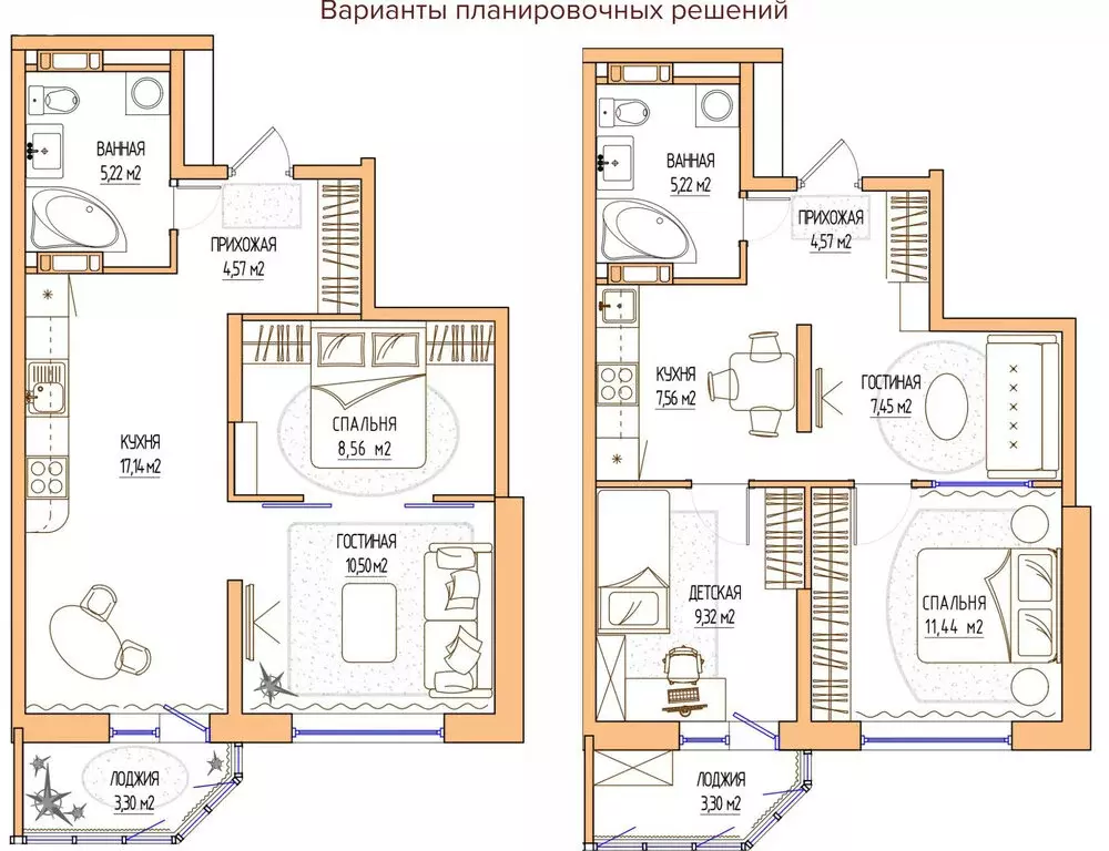1-комнатная квартира: Владивосток, Архангельская улица, 27к2 (46 м) - Фото 1