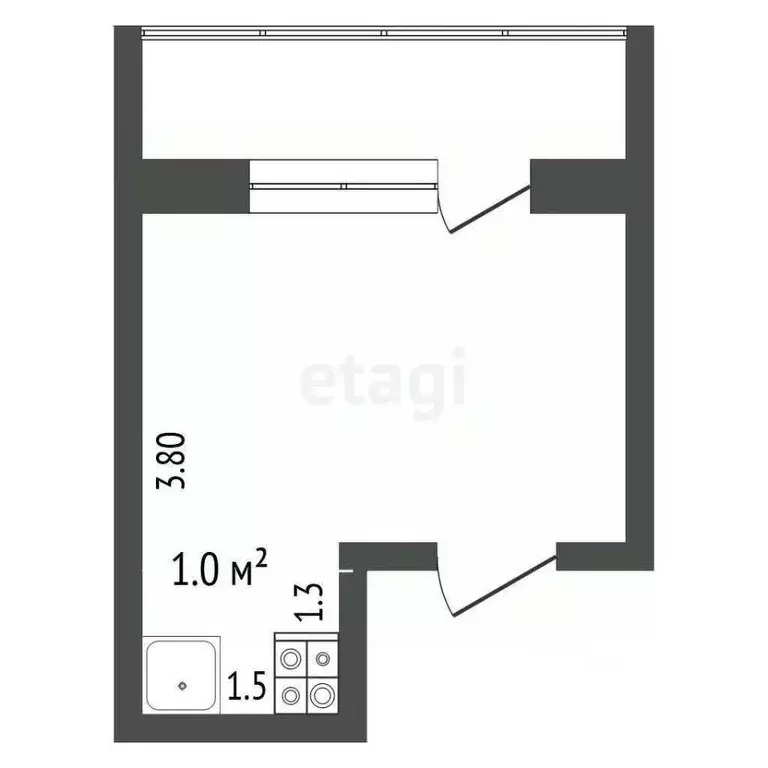 Студия Томская область, Томск просп. Ленина, 162 (12.0 м) - Фото 2