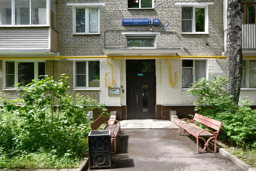 2-к кв. Москва Доброслободская ул., 16К2 (41.0 м) - Фото 0