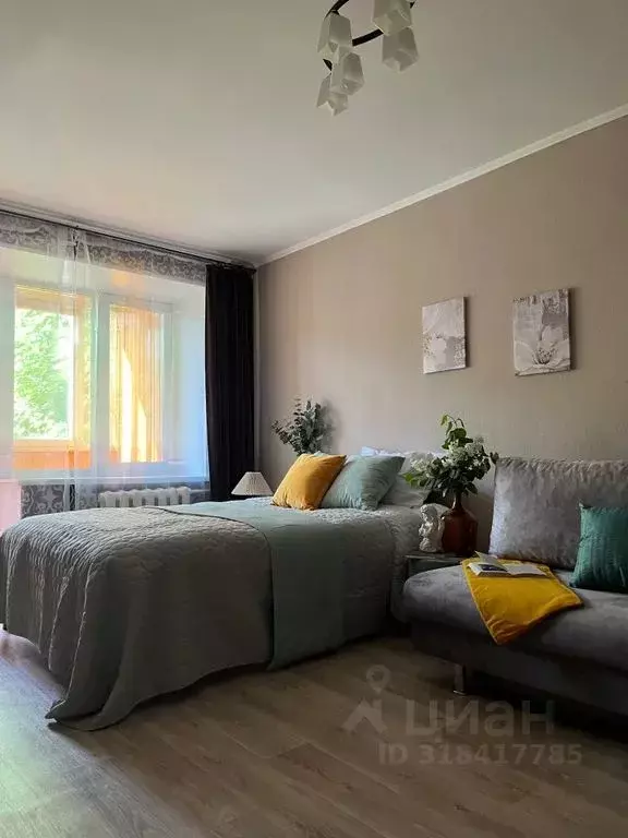 1-к кв. Татарстан, Казань ул. Лушникова, 4 (30.0 м) - Фото 0