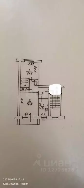 2-к кв. Калужская область, Калуга Анненки мкр, ул. Вишневского, 15 ... - Фото 1