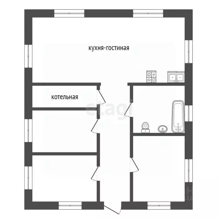 Дом в Ростовская область, Аксайский район, Щепкинское с/пос, ... - Фото 2