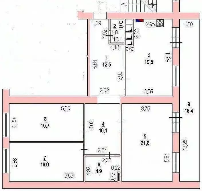 3-к кв. Ростовская область, Ростов-на-Дону просп. Михаила Нагибина, ... - Фото 2
