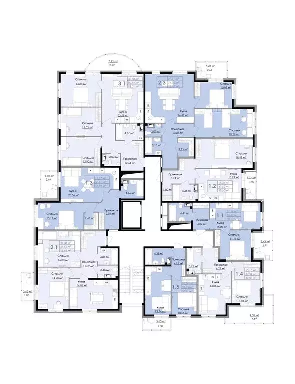 2-комнатная квартира: Выборг, набережная Адмирала Чичагова, 10 (64.55 ... - Фото 2