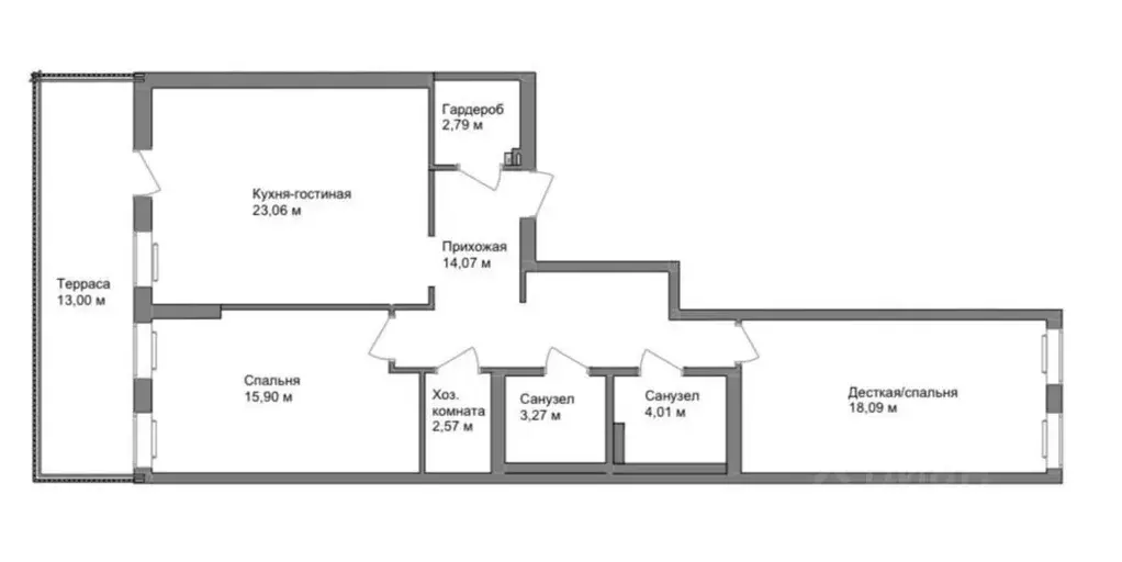 3-к кв. Свердловская область, Екатеринбург ул. Мира, 47 (84.0 м) - Фото 0