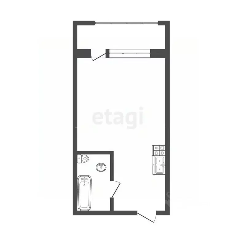 Студия Московская область, Реутов Носовихинское ш. (29.8 м) - Фото 2