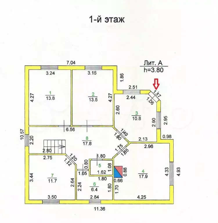 Дом 127,7 м на участке 12 сот. - Фото 0