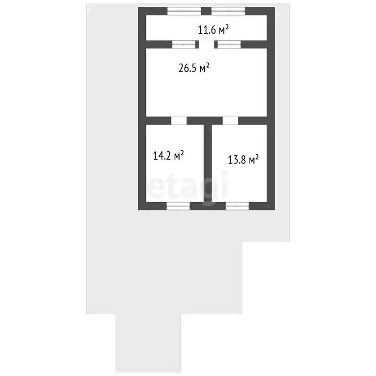 Дом в село Гремячье, Садовая улица (168.2 м) - Фото 1