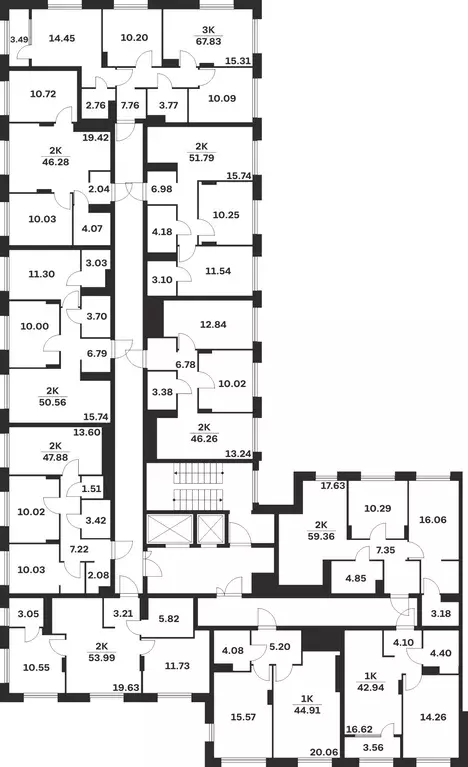 2-к кв. Тульская область, Тула ул. Самоварная, 21/1 (51.79 м) - Фото 2