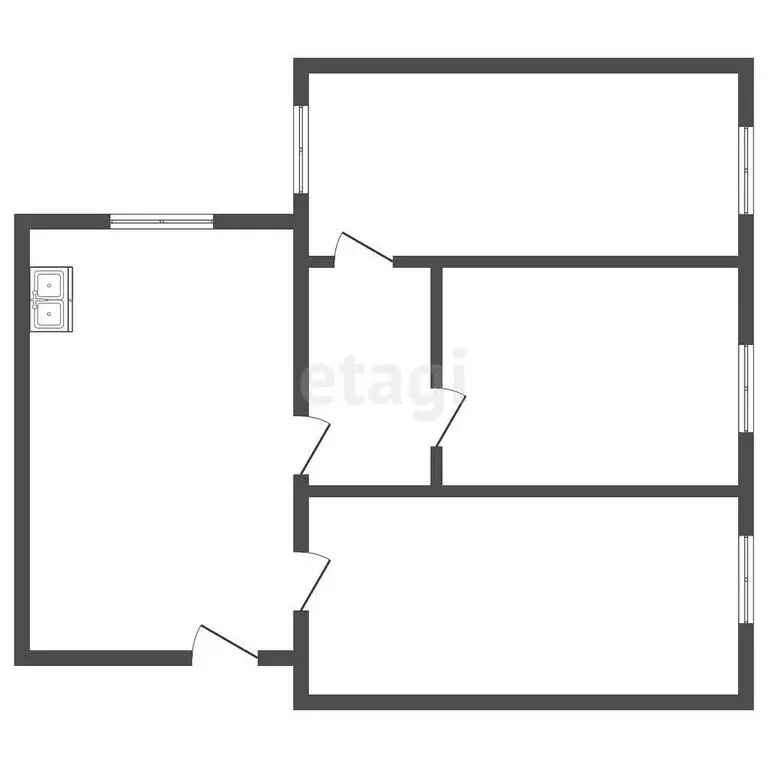 Квартира-студия: Санкт-Петербург, Пулковское шоссе, 5к1 (35.8 м) - Фото 1
