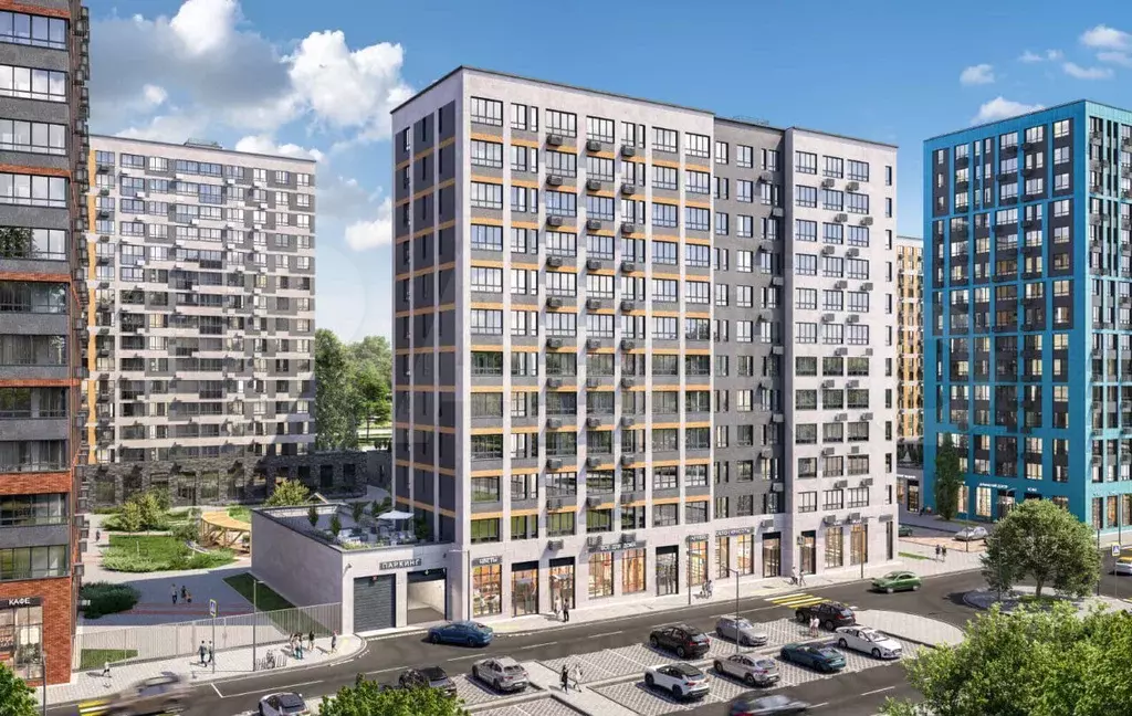 Квартира-студия, 33,1 м, 7/11 эт. - Фото 1
