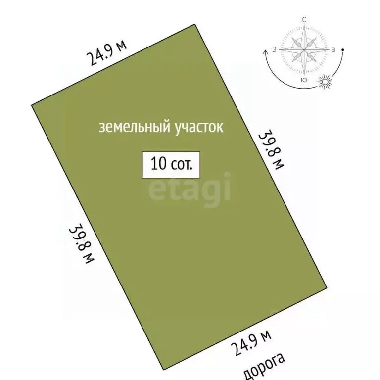 Участок в Тюменская область, Тюменский муниципальный округ, д. ... - Фото 1