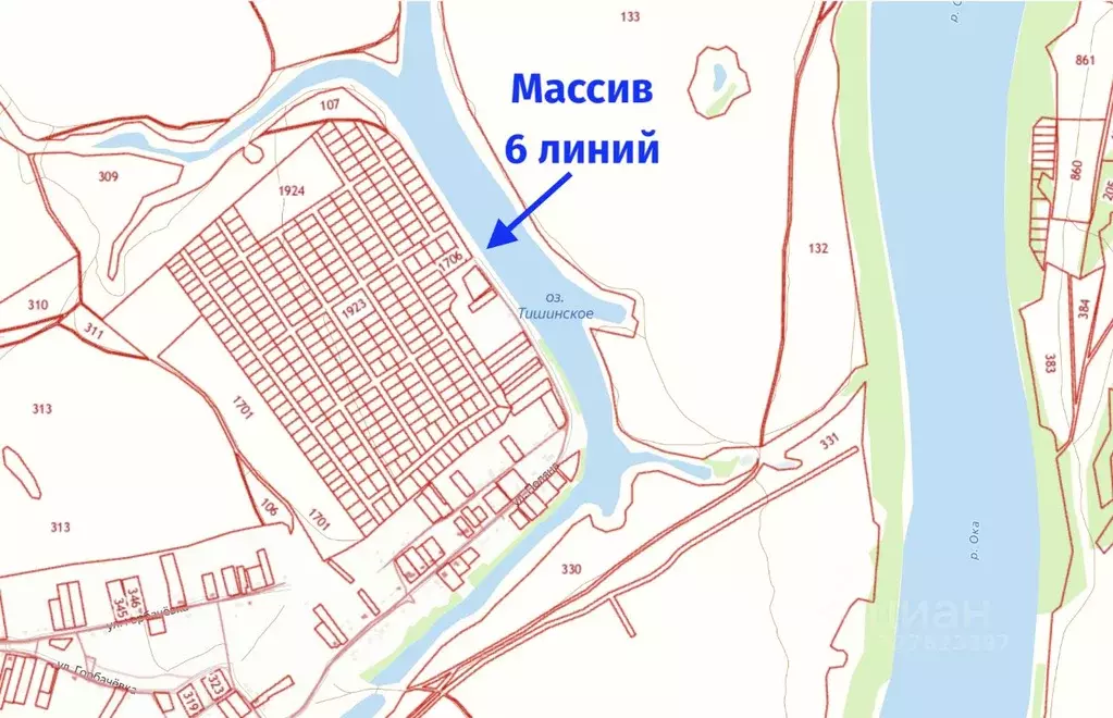 Участок в Рязанская область, Шиловский район, Санское с/пос, с. Юшта  ... - Фото 1