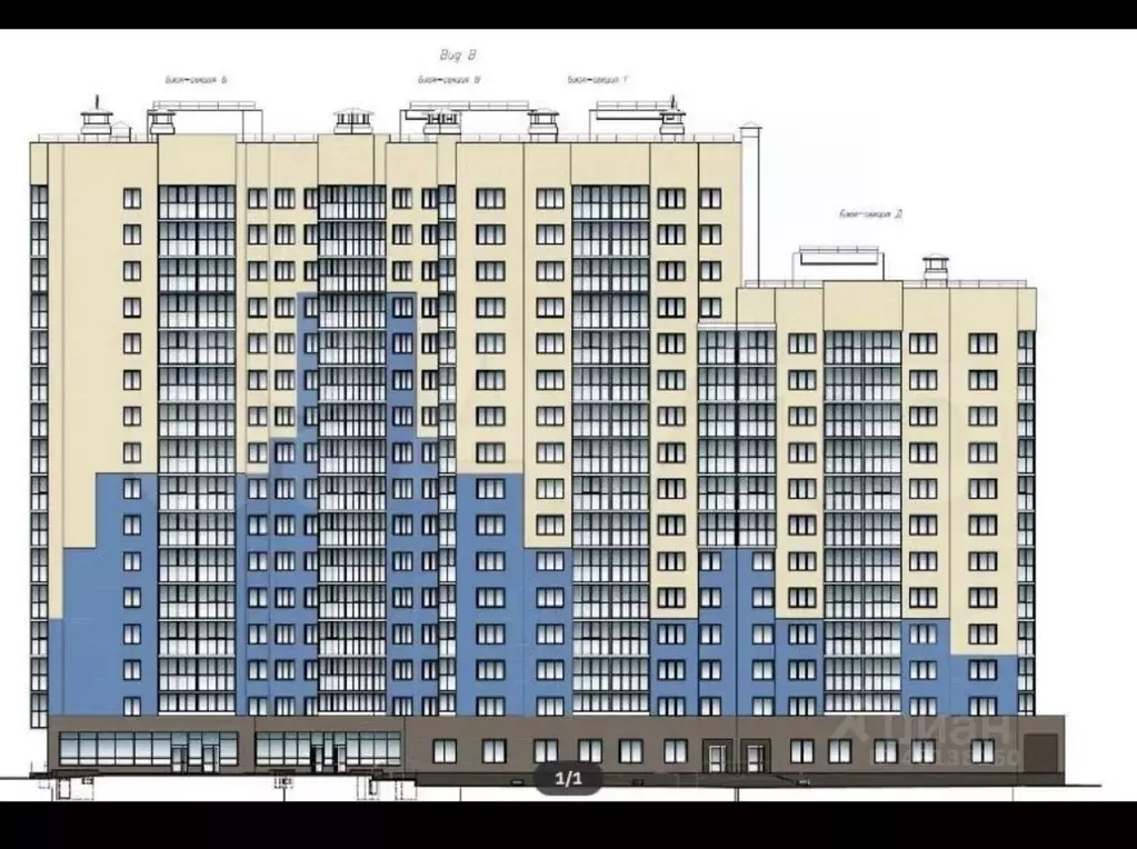 1-к кв. Чувашия, Новочебоксарск Советская ул., 1 (51.55 м) - Фото 1