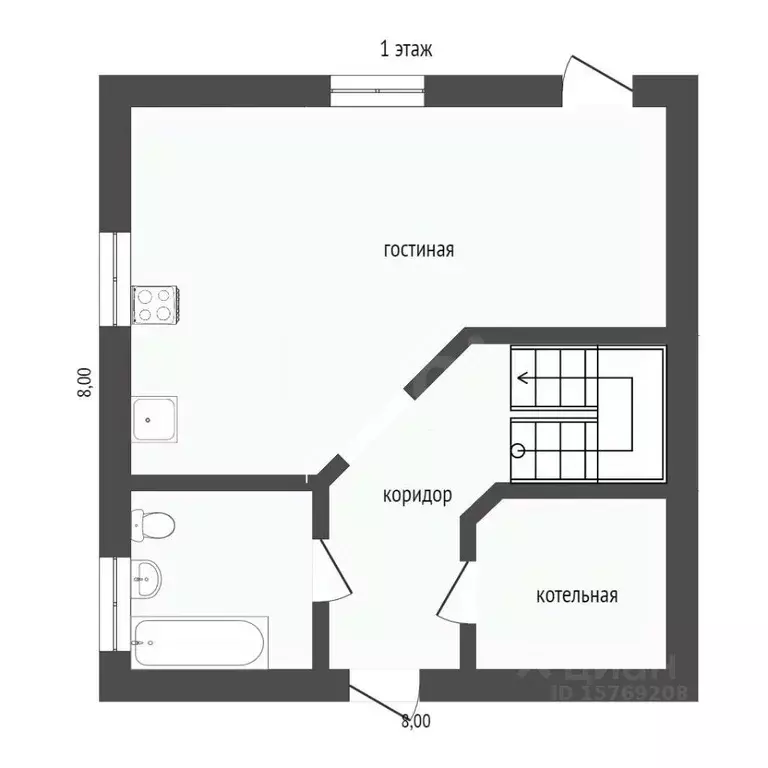 Дом в Коми, Сыктывкар ул. Юшкина, 64 (150 м) - Фото 2