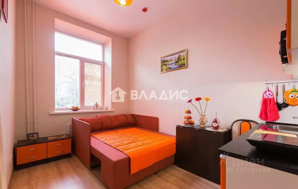 Студия Москва Клинская ул., 8АС1 (15.5 м) - Фото 1