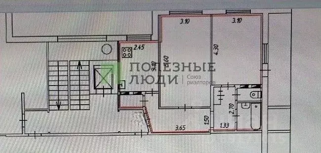 2-к кв. Орловская область, Орел ул. Нормандия-Неман, 99 (53.6 м) - Фото 2
